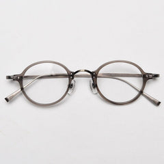 Chane Vintage Round Glasses Frame Round Frames Southood Grey