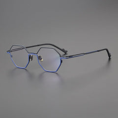 Cheston Titanium Glasses Frame Geometric Frames Southood BlackBlue