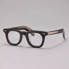 Chuck Rectangle Acetate Glasses Frame Rectangle Frames Southood Black
