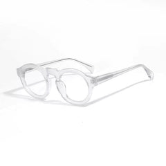 Clark Vintage Acetate Glasses Frame Round Frames Southood Clear