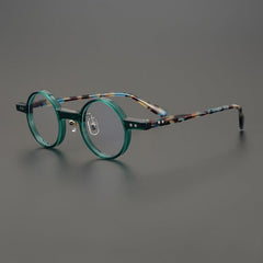 Cob Vintage Round Acetate Glasses Frame Round Frames Southood Green