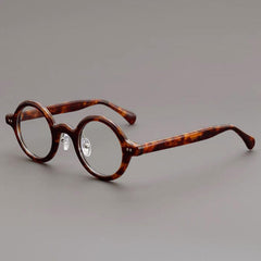 Cody Vintage TR90 Round Eyeglasses Round Frames Southood Leopard