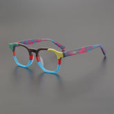 Conidi Acetate Rectangle Glasses Frame Rectangle Frames Southood Matte Blue
