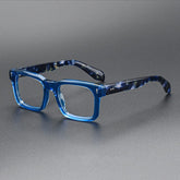 Corbin Vintage Acetate Glasses Frame Rectangle Frames Southood Blue
