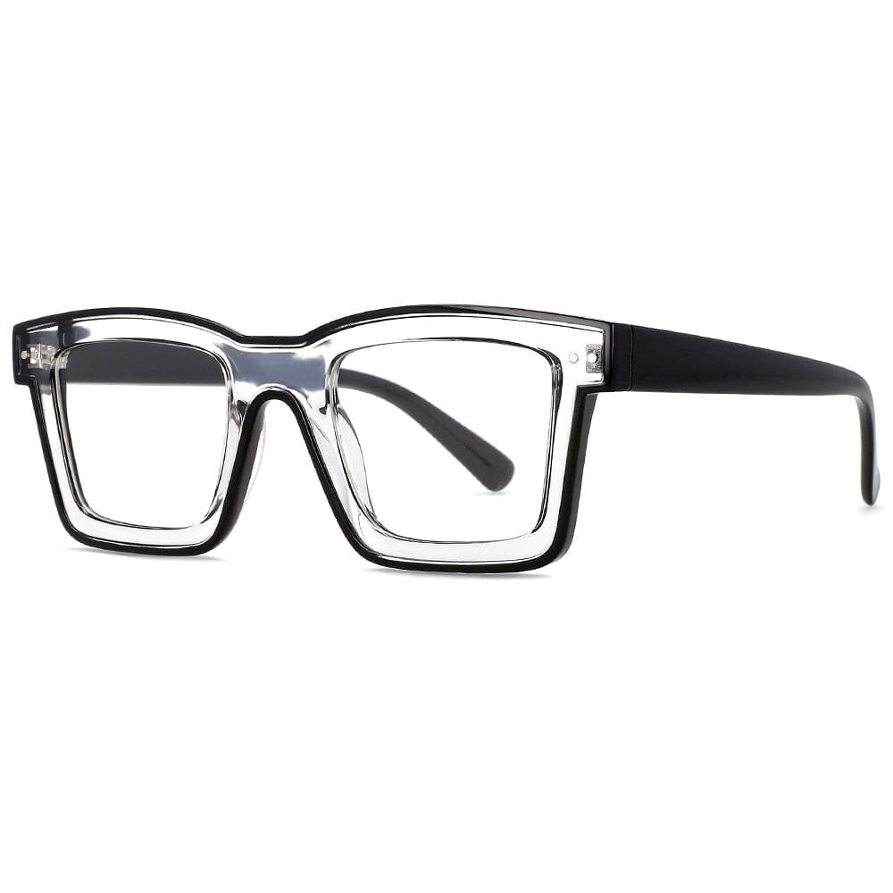 Corin Square Neon Glasses Frame Rectangle Frames Southood Black 