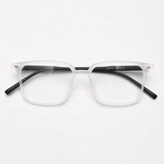 Creed Square TR90 Vintage Eyeglass Frame Rectangle Frames Southood BlackClear