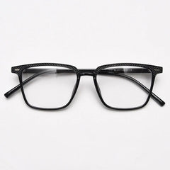 Creed Square TR90 Vintage Eyeglass Frame Rectangle Frames Southood BrightBlack