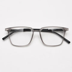 Creed Square TR90 Vintage Eyeglass Frame Rectangle Frames Southood Grey