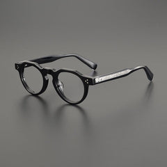 Crowe Vintage Acetate Glasses Frame Geometric Frames Southood Black
