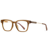 Cyril Retro Square Optical Glasses Frame Rectangle Frames Southood Brown