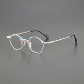 Dale Vintage Titanium Glasses Frame Geometric Frames Southood White