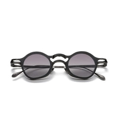 DC Round Titanium Glasses Frame With Magnetic Sunglasses Clips Aviator Frames Southood Dark Gun Dark Gary