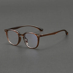 Debis TR90 Vintage Eyeglass Frame Rectangle Frames Southood Dark Tea