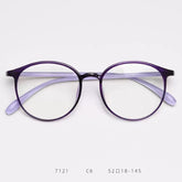 Deer Vintage TR90 Oval Eyeglasses Oval Frames Southood Bright Purple C6