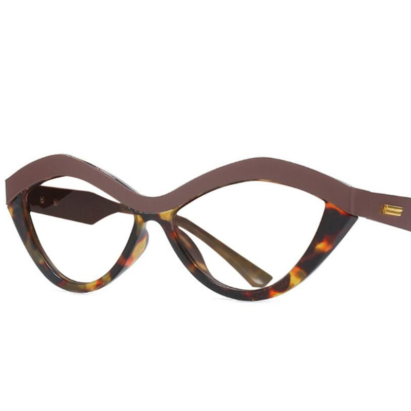 Denise New Cat Eye Glasses Frame Browline Frames Southood