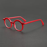Dill Retro Acetate Glasses Frame Round Frames Southood Red