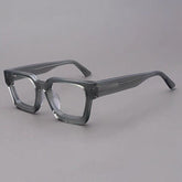 Dino Acetate Rectangle Glasses Frame Rectangle Frames Southood Grey