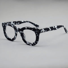 Dodd Vintage Acetate Glasses Frame Cat Eye Frames Southood Black Flower