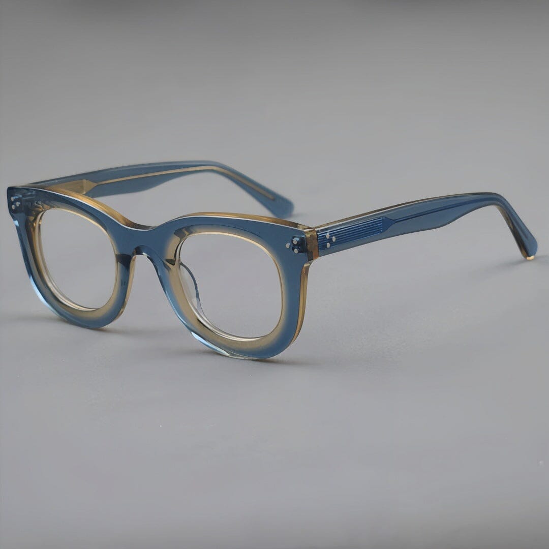 Dodd Vintage Acetate Glasses Frame Cat Eye Frames Southood Gradient Blue