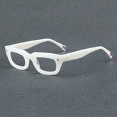 Eaman Vintage Acetate Glasses Frame Geometric Frames Southood White