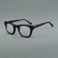 Easter Retro Rectangle Acetate Glasses Frame Rectangle Frames Southood Black