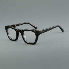 Easter Retro Rectangle Acetate Glasses Frame Rectangle Frames Southood Leopard