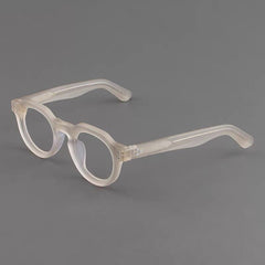 Ebrill Vintage Acetate Glasses Frame Oval Frames Southood Matte Yellow