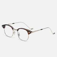 Ed Ultralight Square Half Glasses Frames Rectangle Frames Southood Leopard