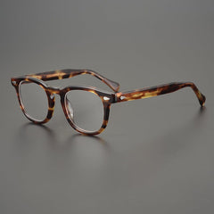 Eddy Rectangle Acetate Glasses Frame Rectangle Frames Southood Leopard