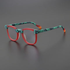 Edson Acetate Glasses Frame Rectangle Frames Southood Red