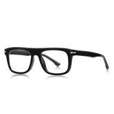 Edwin Retro Square TR90 Glasses Frame Rectangle Frames Southood Black
