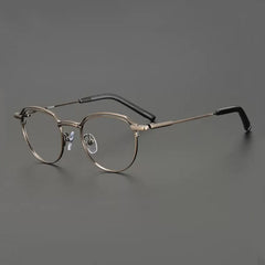 Eloise Vintage Titanium Eyeglasses Frame Round Frames Southood Bronze