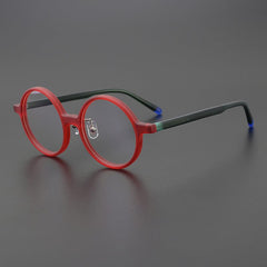 Eorl Acetate Glasses Frame Round Frames Southood Red