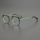 Eron Polygon Acetate Glasses Frame Geometric Frames Southood Brown Green