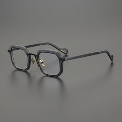 Eron Polygon Acetate Glasses Frame Geometric Frames Southood Matte Black