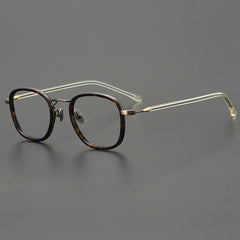 Faaiz Vintage Acetate Eyeglasses Frame Rectangle Frames Southood Tortoise