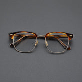 Fabre Business Glasses Frame Rectangle Frames Southood Leopard
