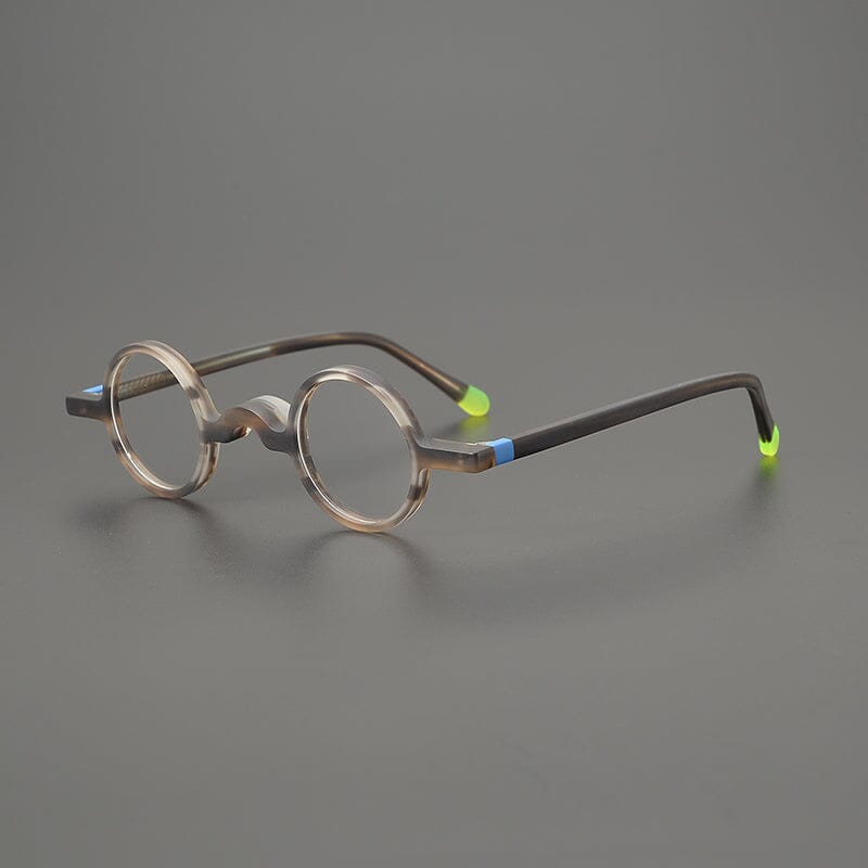 Faer Small Round Acetate Glasses Frame Round Frames Southood Stripe