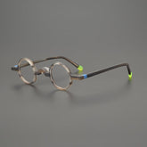 Faer Small Round Acetate Glasses Frame Round Frames Southood Stripe