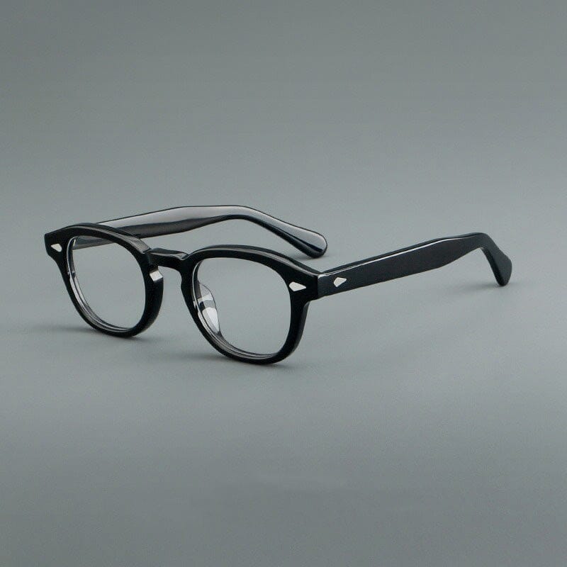 Fed Acetate Vintage Glasses Frame Rectangle Frames Southood Black