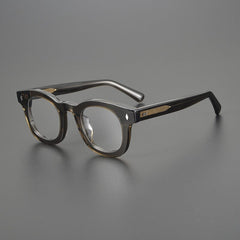 Fedor Acetate Vintage Glasses Frame Rectangle Frames Southood Dark Green