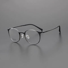 Ferran Vintage Ultem Oval Eyeglasses Oval Frames Southood Gray