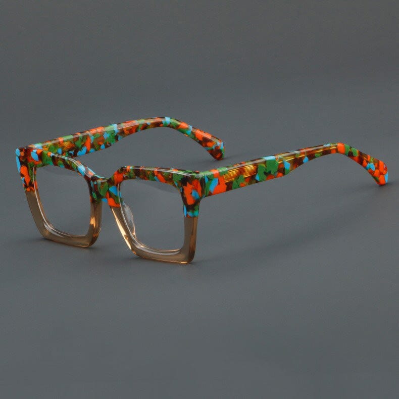 Filice Vintage Acetate Glasses Frame Rectangle Frames Southood Tea Floral