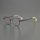 Fink Colorful Titanium Glasses Frame Geometric Frames Southood