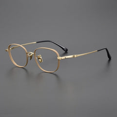 Firth Titanium Eyeglasses Frame Rectangle Frames Southood Gold