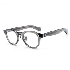 Foster Round Acetate Glasses Frame Round Frames Southood Grey