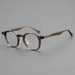 Fowler TR90 Vintage Eyeglass Frame Rectangle Frames Southood Olive Green