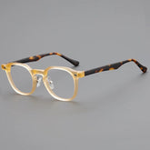 Fowler TR90 Vintage Eyeglass Frame Rectangle Frames Southood Tea Leopard