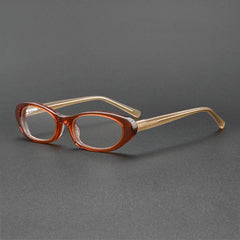 Francis Vintage Oval Eyeglasses Frame Oval Frames Southood Dark Brown