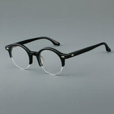 Gace Round Acetate Glasses Frame Round Frames Southood Black